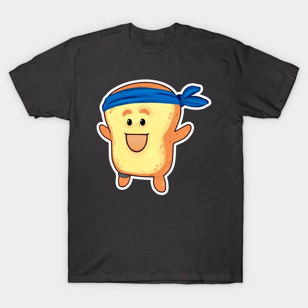 Happy Bread T-Shirt by MadDesigner